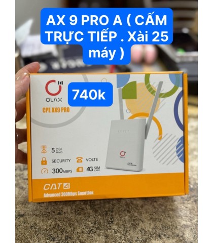 PHÁT WIFI OLAX AX9 - PHÁT ĐƯỢC  MÁY - PIN 4000 MAH 