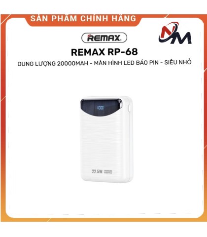 Sạc dự phòng Remax RPP-68 (20.000mAh)