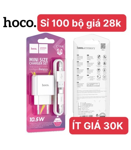 BỘ XẠC TYPE-C   HOCO C106A 