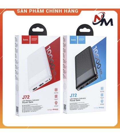 Sạc Dự phòng J72 (10.000mAh) 