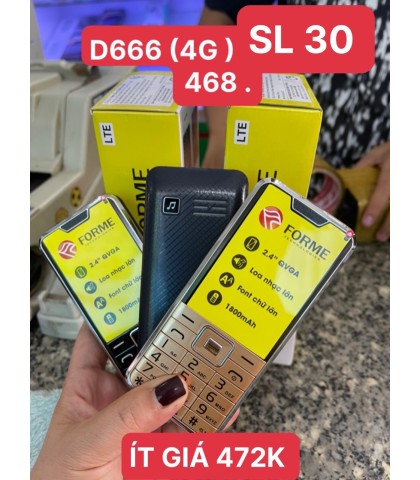 Điện thoại Forme D666 4G