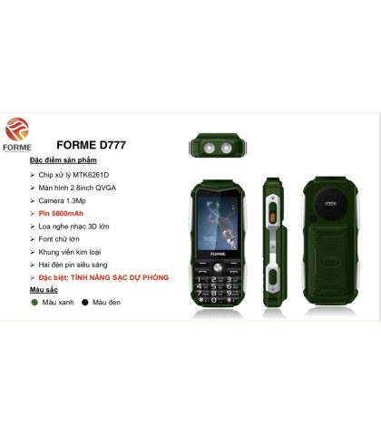 FORME D777