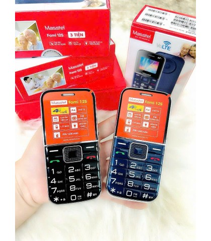 Điện Thoại Masstel Fami 12S 4G Hàng Mới Nguyên Hộp - Bảo Hành Chính Hãng