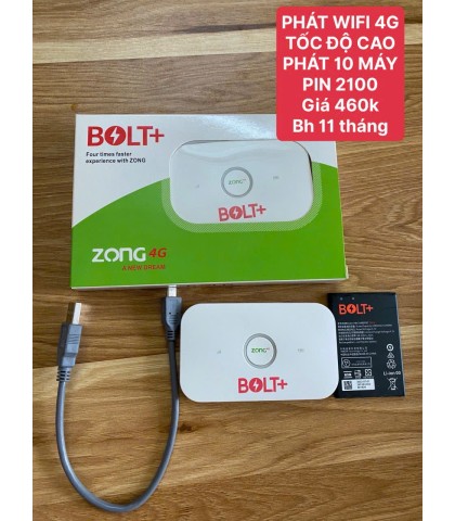 PHÁT WIFI CẦM TAY MF908 - PHÁT ĐƯỢC 10 MÁY - PIN 2100 MAH