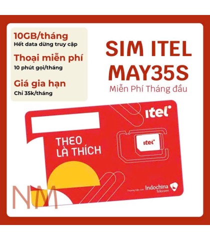 Sim Itel Vina 4G May35s - 10GB