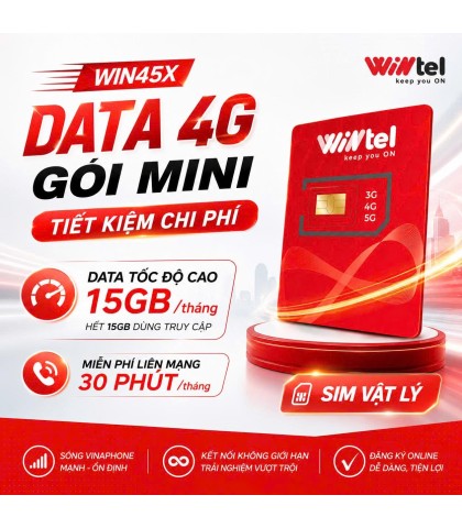 SIM WINTEL 45X SÓNG VINA 