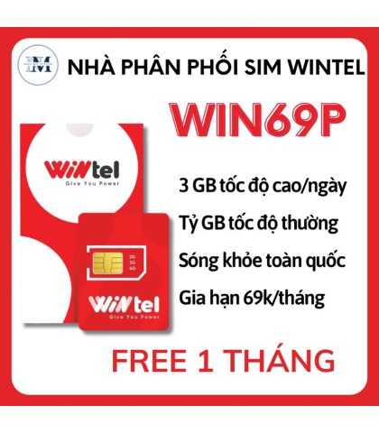 Sim Vina Wintel 4G Win69P