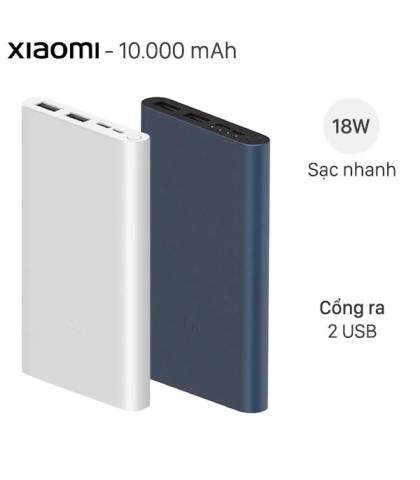 PIN DỰ PHÒNG XIAOMI 10000MAH
