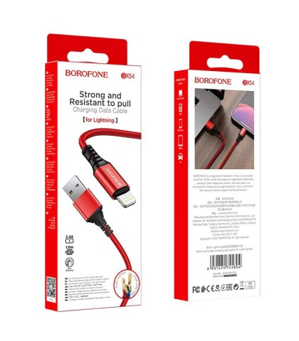 CÁP BOROFONE BX54 - LIGHTNING