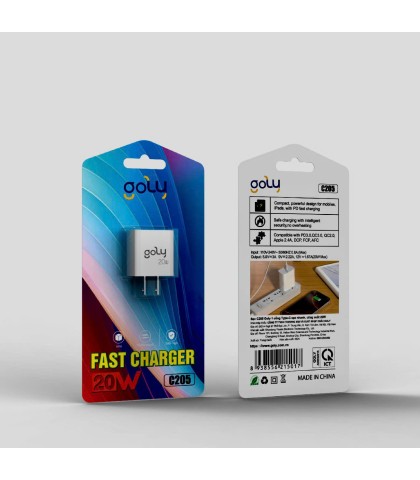 Củ sạc Goly C205 Sạc Nhanh 20W (Type-C)