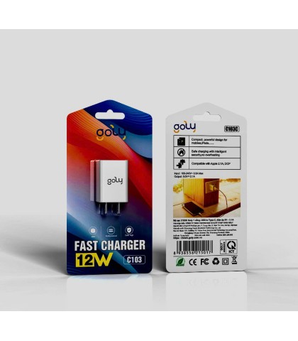 Củ sạc Goly C103C Sạc Nhanh 12W (Type-C)