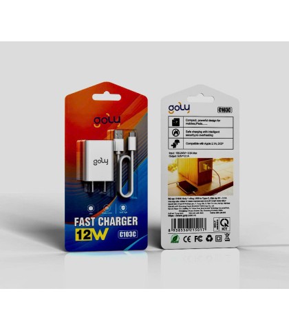 Bộ sạc Goly C103C Sạc Nhanh 12W (Type-C)