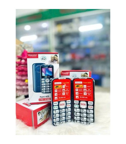 Điện thoại Masstel Fami 60S 4G dành cho người già - Loa to - Chính hãng - Full hộp
