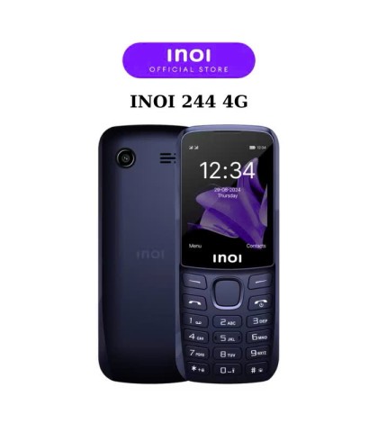 Điện Thoại 4G Inoi 244 Plus 4G Màn hình 2.4inch - Dùng được pin 5C - BH 12 tháng mới 100%